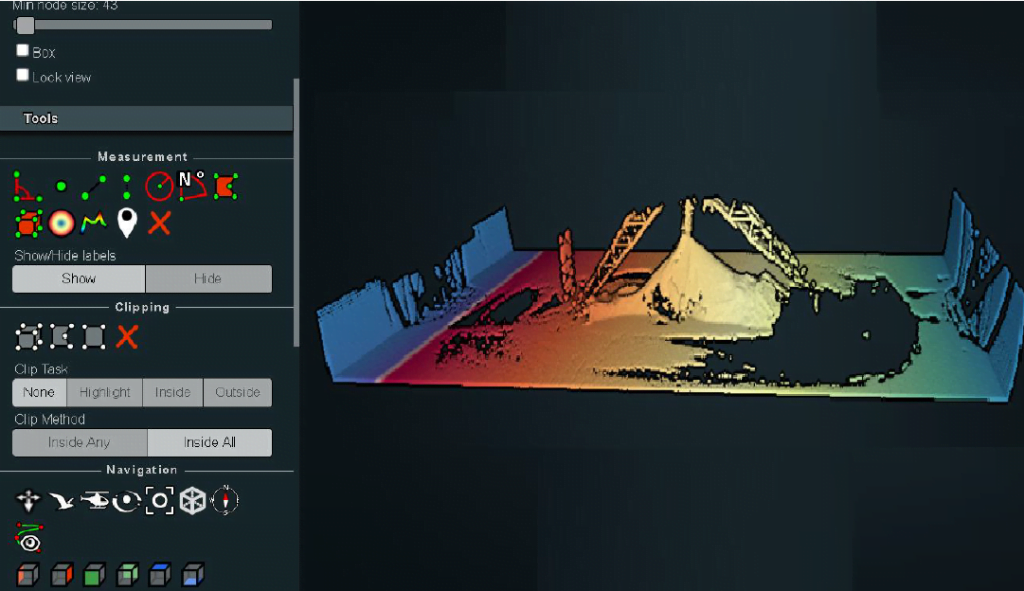 Visor web de nubes de puntos Lidar - Macronline Visor web de nubes de puntos Lidar - Macronline